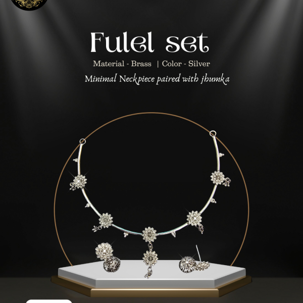 Fulel Set - Metarial ( Brass) & Color ( Silver)