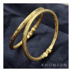 Copper Monipuri Churi - Gold plated