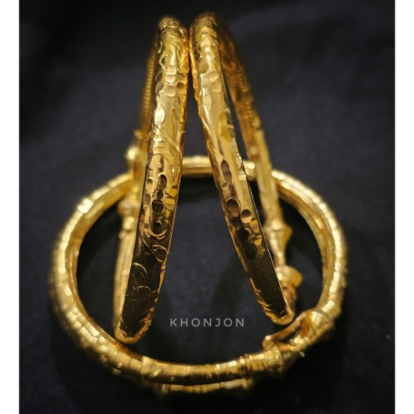 Monipuri Churi - Gold Plated